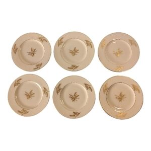 Lenox Harvest R-441 Bread & Butter Plates Set of 6 Rare EUC